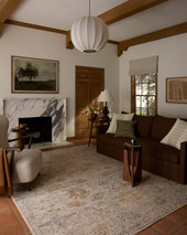 Loloi Milena MLE-07 Ivory Granite Area Rug Room Scene