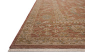 Loloi Reign REN-07 Terracotta Sky Area Rug Corner