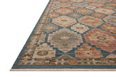Loloi Reign REN-12 Blue Multi Area Rug Corner