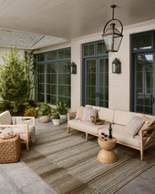 Loloi Saylor SAY-03 Earth Natural Area Rug Room Scene