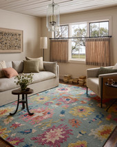 Loloi Tilly TIL-01 Spa Multi Area Rug Room Scene