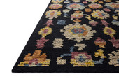 Loloi Tilly TIL-04 Midnight Multi Area Rug Corner