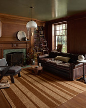 Weatherstaff WTS-04 Cinnamon Natural Area Rug Room Scene - Leanne Ford x Loloi