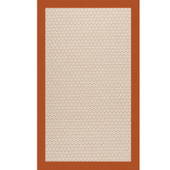 Capel Creative Concepts Beach Sisal 2009 Canvas Rust Area Rug