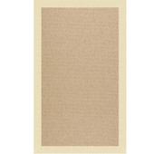 Capel Creative Concepts Cane Wicker 1990 Canvas Sand Area Rug