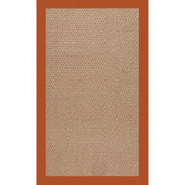 Capel Creative Concepts Raffia 1992 Canvas Rust Area Rug