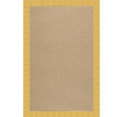 Capel Creative Concepts Sisal 1995 Canvas Canary Area Rug