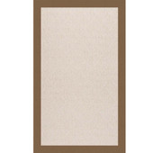 Capel Creative Concepts White Wicker 1993 Canvas Cocoa Area Rug