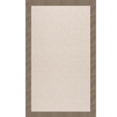 Capel Creative Concepts White Wicker 1993 Canvas Taupe Area Rug