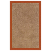 Capel Islamorada Basketweave 2085 Classic Persimmon Area Rug