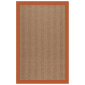 Capel Islamorada Herringbone 2091 Canvas Rust Area Rug