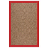 Capel Islamorada Diamond 2088 Canvas Jockey Red Area Rug