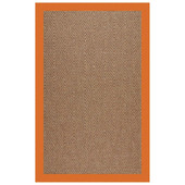 Capel Islamorada Diamond 2088 Canvas Tangerine Area Rug