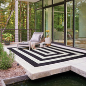 Capel Timeless 0160 Black Area Rug Room Scene