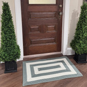 Capel Timeless 0160 Spa Blue Area Rug Room Scene