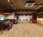 COREtec Pro Plus XL Enhanced VV491 2956 Cairo Oak 9" X 73" Luxury Vinyl Plank Room Scene