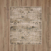 Karastan Ariel Lizabeth Taupe Area Rug Room