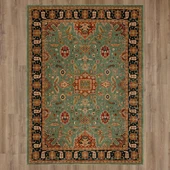 Karastan Spice Market Deir Aquamarine Area Rug Room