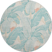 Dalyn Aloha AH11 Aqua Area Round Rug