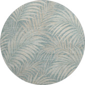 Dalyn Aloha AH2 Teal Area Round Rug