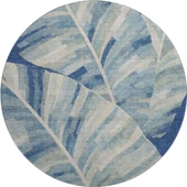 Dalyn Aloha AH8 Blue Area Round Rug