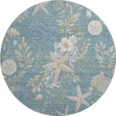 Dalyn Bluewater BW1 Teal Area Round Rug
