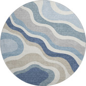 Dalyn Bluewater BW10 Sky Area Round Rug