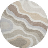 Dalyn Bluewater BW10 Ivory Area Round Rug