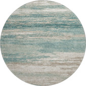 Dalyn Bluewater BW12 Teal Area Round Rug