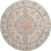 Dalyn Bluewater BW14 Pearl Area Round Rug