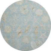 Dalyn Bluewater BW3 Indigo Area Round Rug