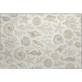 Dalyn Bluewater BW3 Ivory Area Scatter Rug