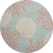 Dalyn Bluewater BW4 Aqua Area Round Rug