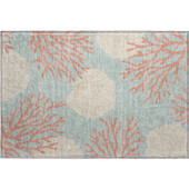 Dalyn Bluewater BW4 Aqua Area Scatter Rug