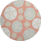 Dalyn Bluewater BW5 Coral Area Round Rug