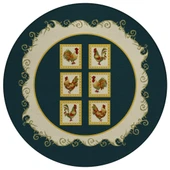 Dalyn Kendall KE4 Black Area Round Rug