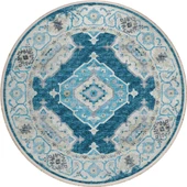 Dalyn Marbella MB1 Indigo Area Round Rug