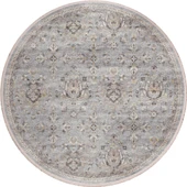 Dalyn Marbella MB4 Silver Area Round Rug