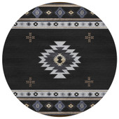 Dalyn Phoenix PH4 Black Area Round Rug