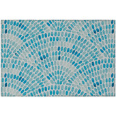 Dalyn Seabreeze SZ7 Teal Area Scatter Rug
