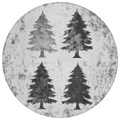 Dalyn Wonderland WN19 Gray Area Round Rug