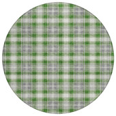 Dalyn Wonderland WN25 Green Area Round Rug