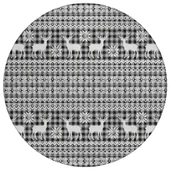 Dalyn Wonderland WN28 Gray Area Round Rug