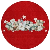 Dalyn Wonderland WN33 Red Area Round Rug