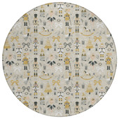 Dalyn Wonderland WN35 Beige Area Round Rug