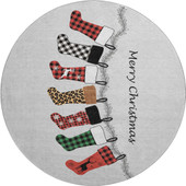 Dalyn Wonderland WN5 Silver Area Round Rug