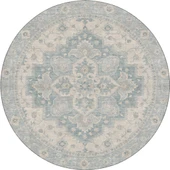 Dalyn Marquette MM2 Sky Area Round Rug