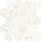 Crust White Mosaic Porcelain Tile