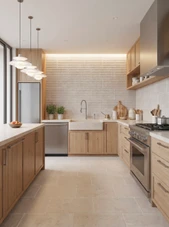Lunaris Taupe 12" X 24" Porcelain Tile Room Scene