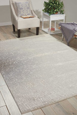 Nourison Twilight TWI12 Ivory Grey Area Rug Room Scene Nourison Twilight TWI12 Ivory Grey Area Rug Room Scene